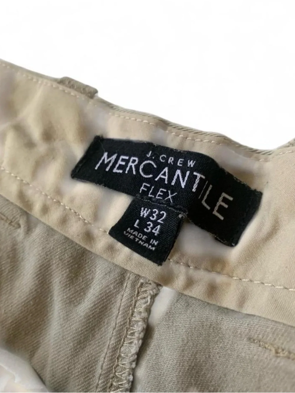 J.Crew Mercantile flex athletic tan trousers Size 32
